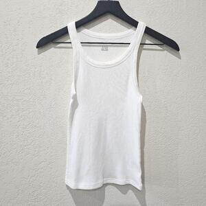 NWT AE White Ribbed Tank